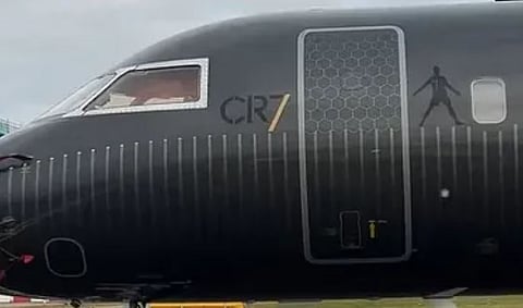 ronaldo's private jet 