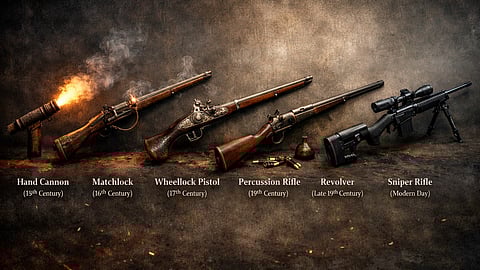 AI Generation of Different types of Guns