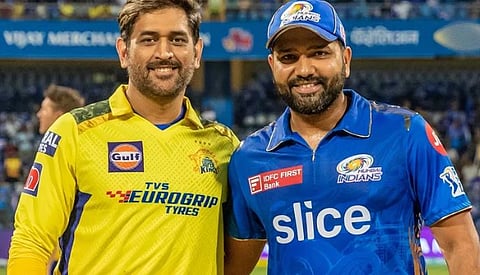 dhoni and rohit 