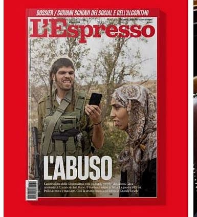 L’Espresso magazine's cover image