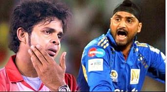 Sreesanth and Harbhajan