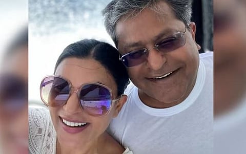 Lalit Modi and Sushmita Sen 