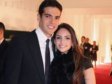 Kaka and Caroline Celico
