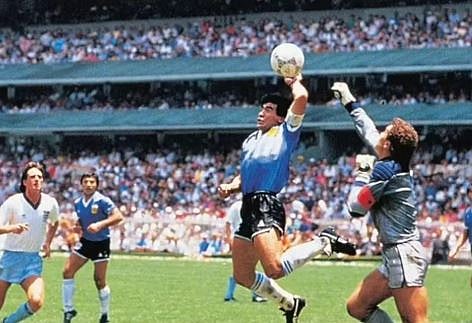Hand of goad goal 
