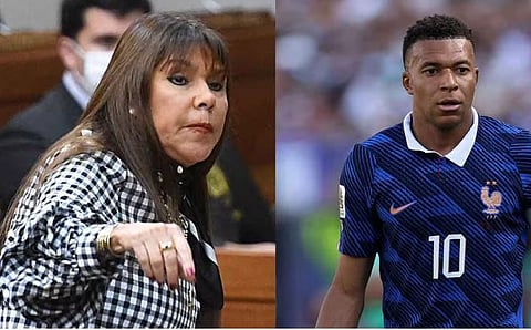 Celeste Amarilla and Kylian Mbappé