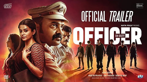 Officer on duty movie poster