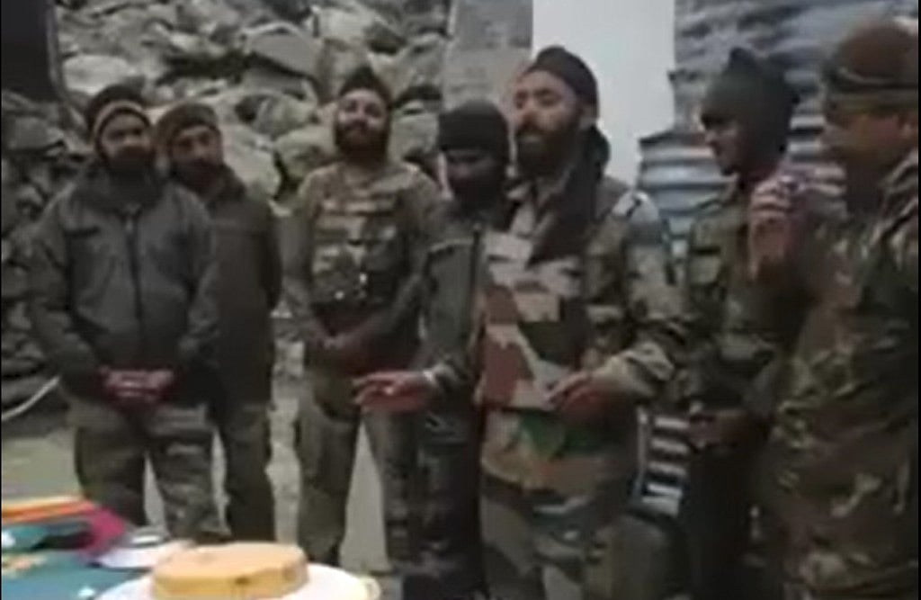 پنجابی سپاہیوں نے گایا نغمہ