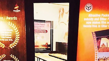 آئی ایف ایف آئی کے گوا فیسٹیول میں لگایا گیا یو پی پویلین/تصویر سوشل میڈیا