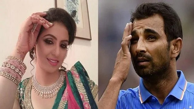 محمد شامی اور ان کی اہلیہ حَسین جہاں کی فائل تصویر 