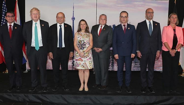 جی -7 گروپ کے ممالک روس کے خلاف متحد