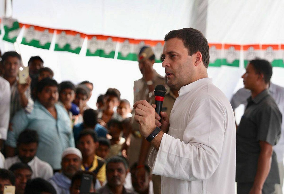 راہل گاندھی امیٹھی دورہ پر، نوجوانوں اور کسانوں سے کی ملاقات