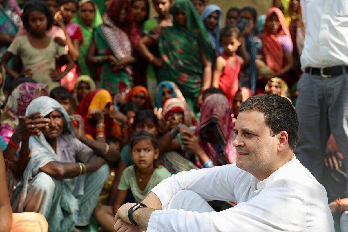 راہل گاندھی امیٹھی دورہ پر، نوجوانوں اور کسانوں سے کی ملاقات