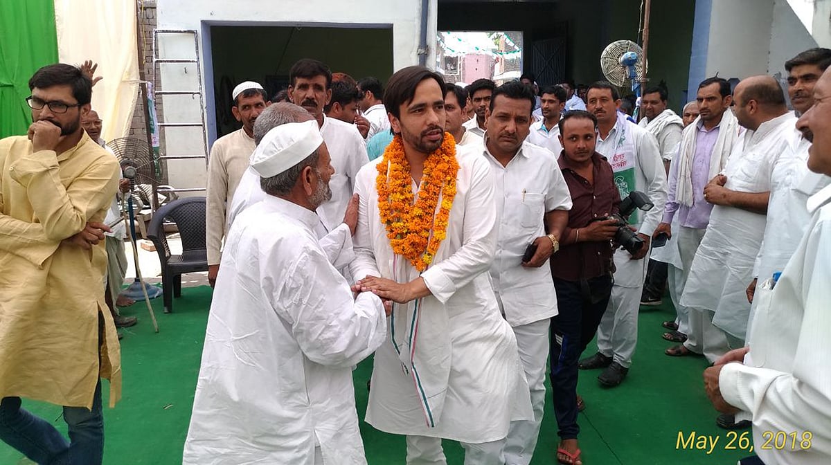 کیرانہ جیت کے بعد ہیرو بن کر ابھرے جینت چودھری