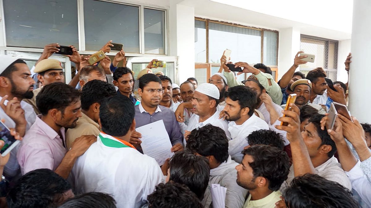 میوات: اکبر لنچنگ کے خلاف احتجاج اور مکتوب دینے کا سلسلہ جاری