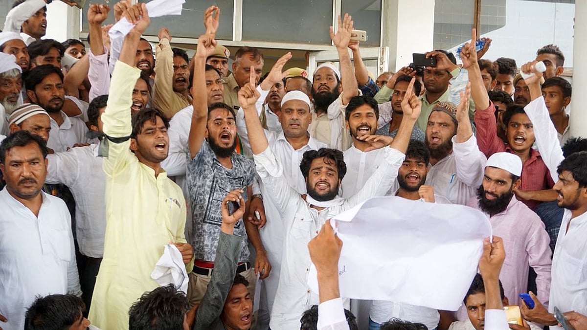 میوات: اکبر لنچنگ کے خلاف احتجاج اور مکتوب دینے کا سلسلہ جاری