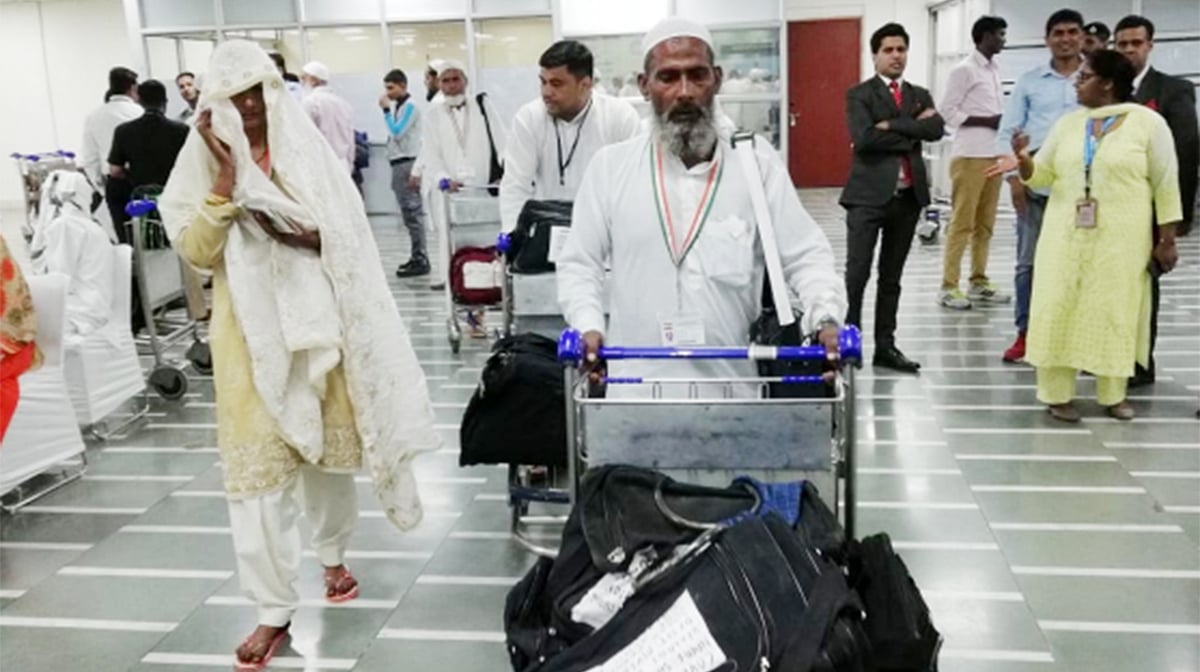 ہندوستانی عازمین کی روانگی کا سلسلہ شروع، دہلی سے 400 عازمین روانہ