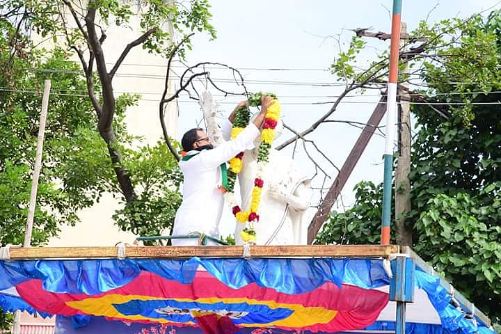 وانمباڈی: اسلم باشاہ کی ریلوے انڈر پاس کی تعمیر کے لئے کامیاب بھوک ہڑتال