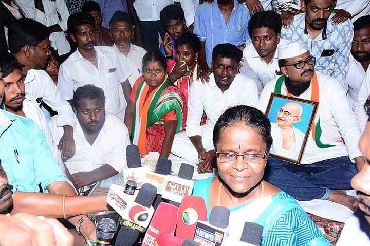 وانمباڈی: اسلم باشاہ کی ریلوے انڈر پاس کی تعمیر کے لئے کامیاب بھوک ہڑتال