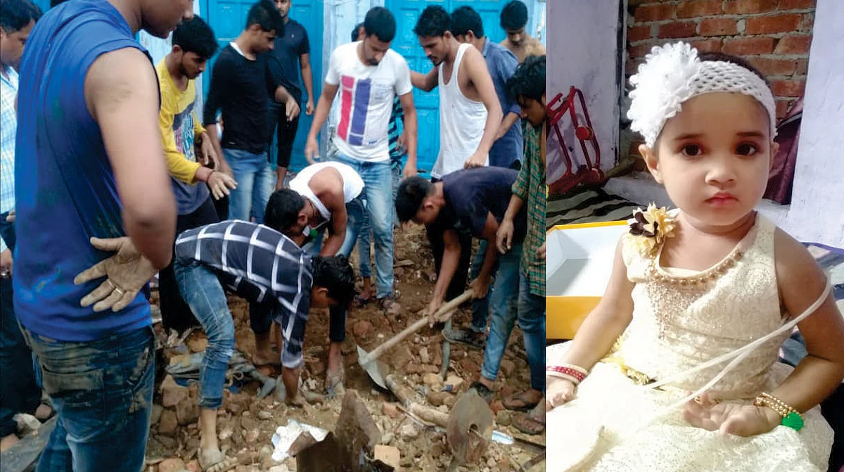 امروہہ: شادی کے لیے لگے ٹینٹ سے چھجہ گرا، 2 بچے ہلاک