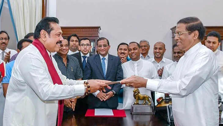 تصویر بشکریہ ٹوئٹر / <a href="https://twitter.com/PresRajapaksa">@PresRajapaksa</a>