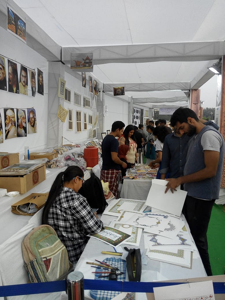 جشن وراثتِ اردو: وراثت میلہ میں خطاطی کا چھایا خمار