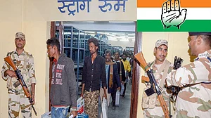 ایم پی: شیوپوری میں کانگریسی کارکنان ای وی ایم کی حفاظت پر تعینات