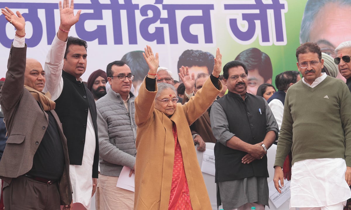 شیلا دیکشت نے 20 سال بعد پھر سنبھالی دہلی کانگریس کی کمان، کارکنان پُرجوش