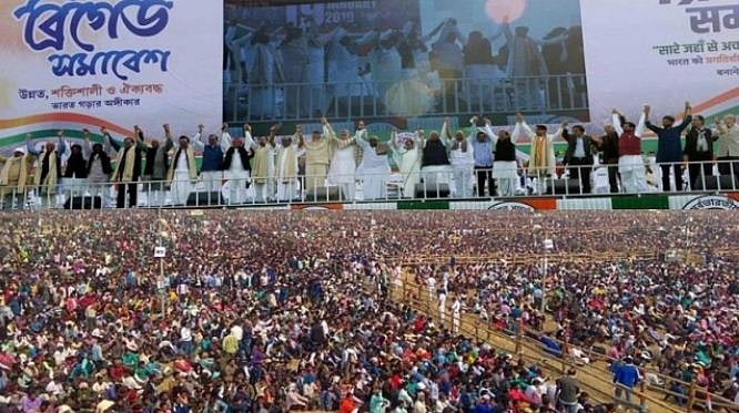 بی جے پی کے خلاف سیاسی پولرائزیشن کی بنیاد ثابت ہوئی کولکاتا ریلی