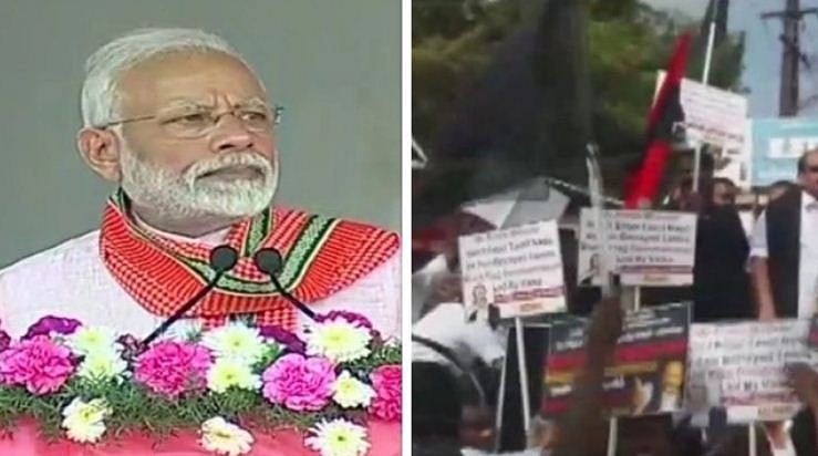 تمل ناڈو: مدورائی میں وزیر اعظم نریندر مودی کی مخالفت، ’گو بیک مودی‘ کے لگے نعرے