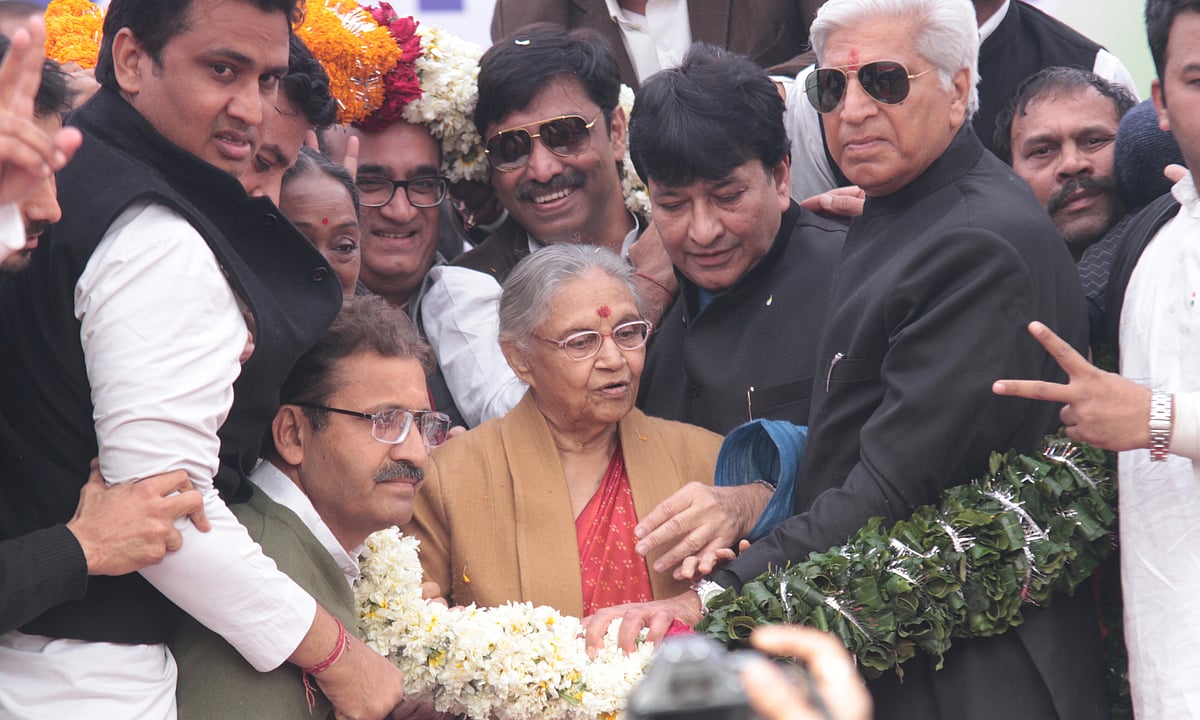 شیلا دیکشت نے 20 سال بعد پھر سنبھالی دہلی کانگریس کی کمان، کارکنان پُرجوش