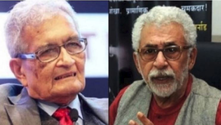 نصیرالدین شاہ کی حمایت میں امرتیہ سین نے بھی دیا بیان، کہا ’جو کچھ ہو رہا وہ قابل اعتراض‘