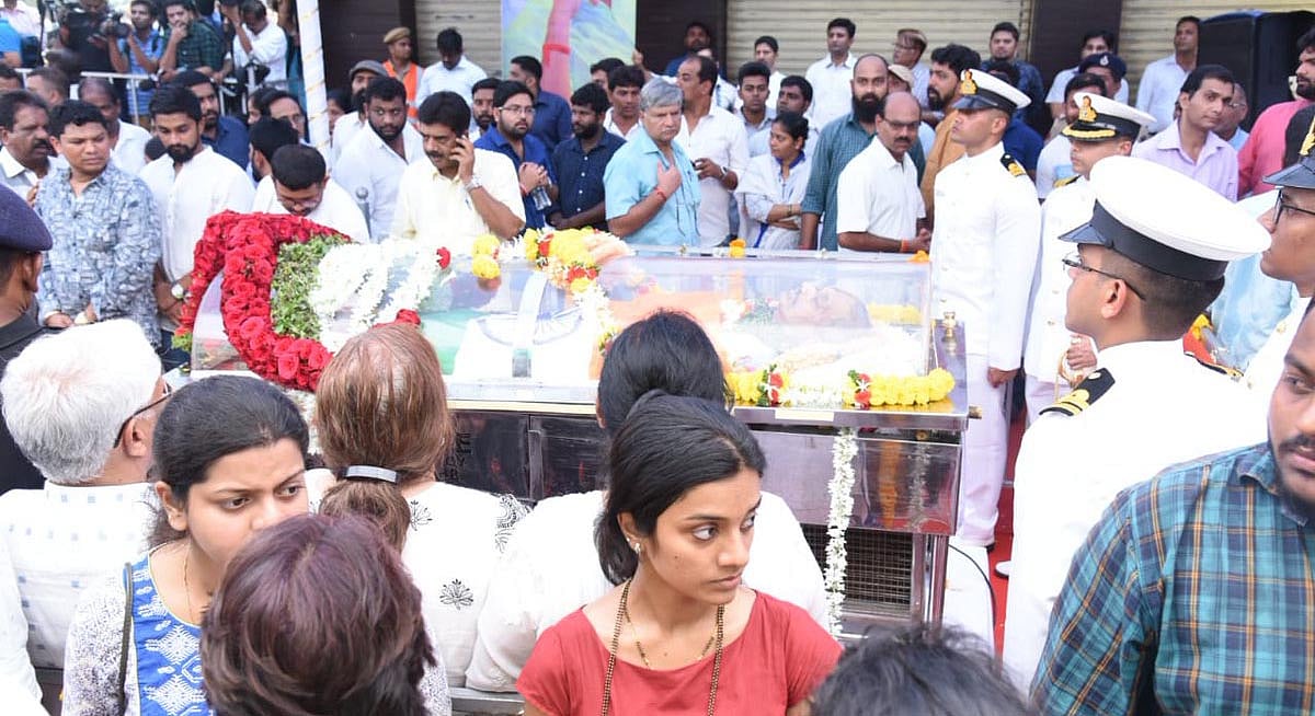 سرکاری اعزاز کے ساتھ منوہر پاریکر کی آخری رسومات ادا