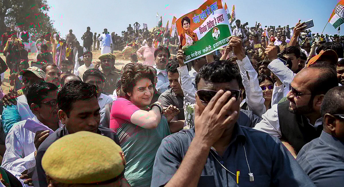 ’چوکیدار‘ امیروں کے ہوتے ہیں، کسانوں کے لئے نہیں: پرینکا