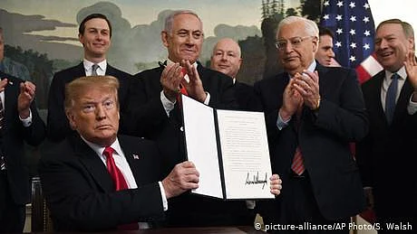 گولان اسرائیل کا حصہ ہے، ٹرمپ