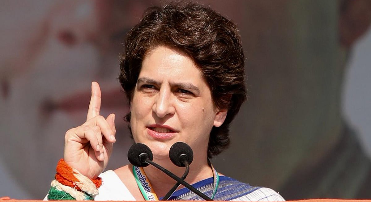 پرینکا گاندھی کی پہلی تقریر نے اندرا گاندھی کی یاد دلائی، دیکھیں ویڈیو