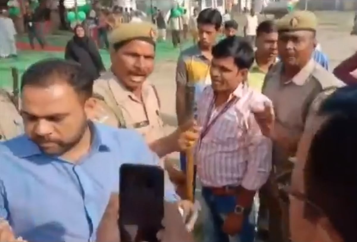 اتر پردیش: مراد آباد میں بی جے پی کارکنان نے کی الیکشن افسر کی پٹائی