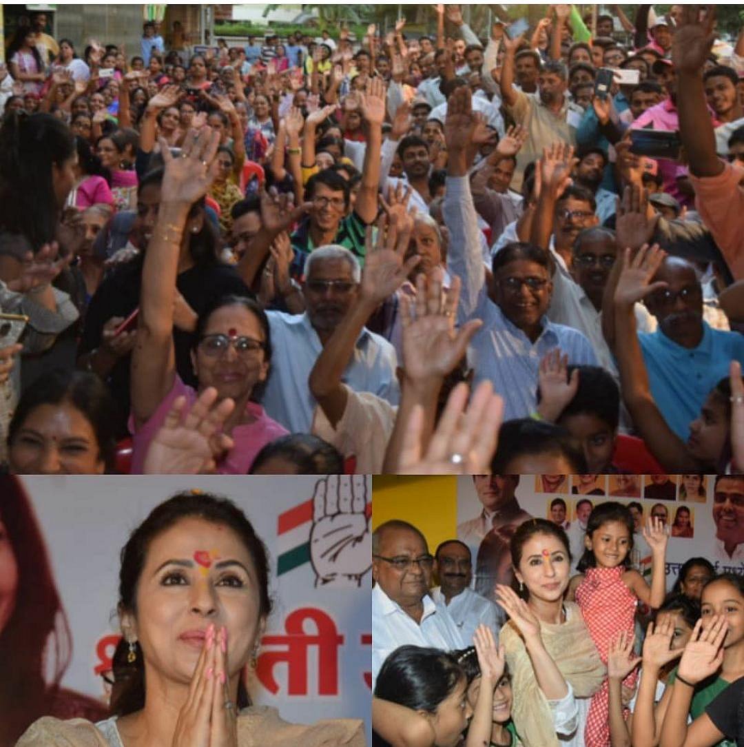 ارمیلا ماتونڈکر نے آٹو ڈرائیور بن کر مانگے ووٹ، عام لوگوں کا جیتا دل