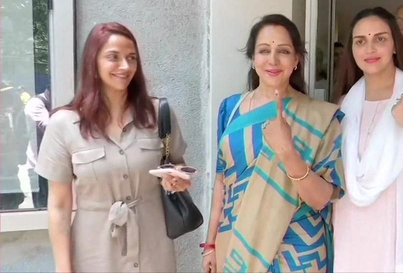 امیتابھ، سلمان، عامر اور ہیما مالنی سمیت بالی ووڈ ستاروں نے ڈالے ووٹ