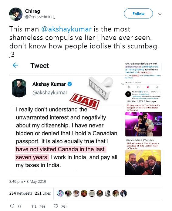 پی ایم مودی کے بعد اکشے کمار کے جھوٹ سے بھی اٹھا پردہ