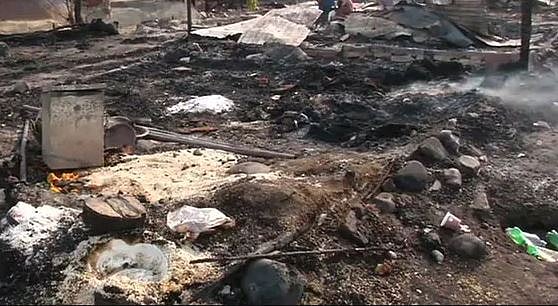 جموں کے ترکوٹہ نگر میں بھیانک آگ، 300 جھگیاں جل کر خاک