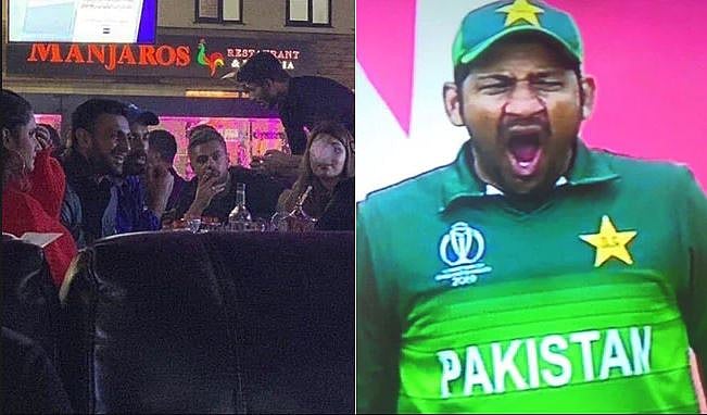 ہندوستان سے مقابلہ کے قبل والی رات کو کیا کر رہی تھی پاکستانی کرکٹ ٹیم