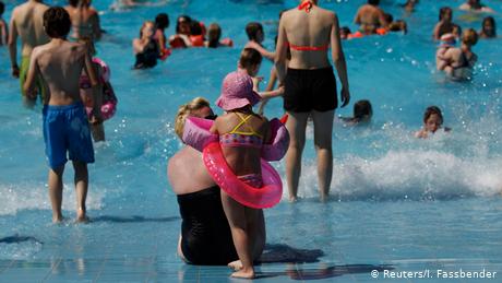 جرمنی میں گرمی کا ریکارڈ ٹوٹ گیا