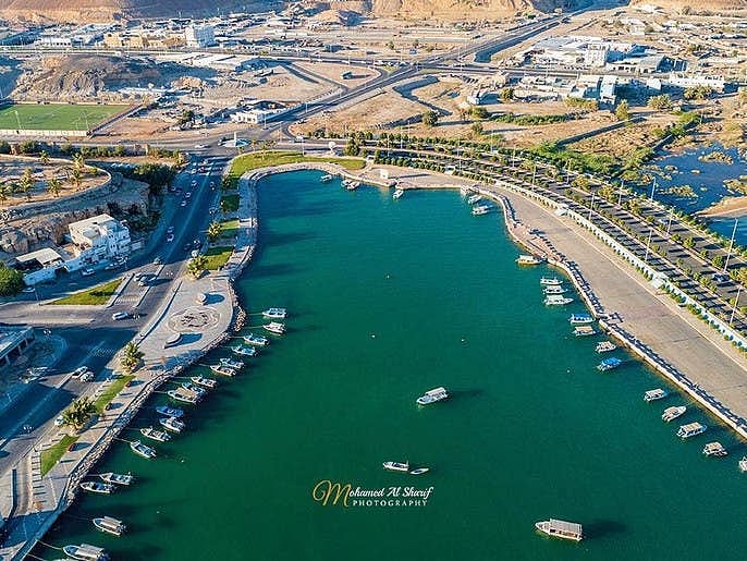  سعودی عرب کے ساحلی شہرضباء کا مسحور کن فضائی منظر