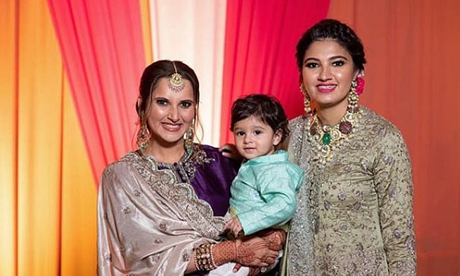 ثانیہ مرزا کی بہن انعم اور اظہرالدین کے بیٹے اسد، رشتہ ازدواج میں منسلک 