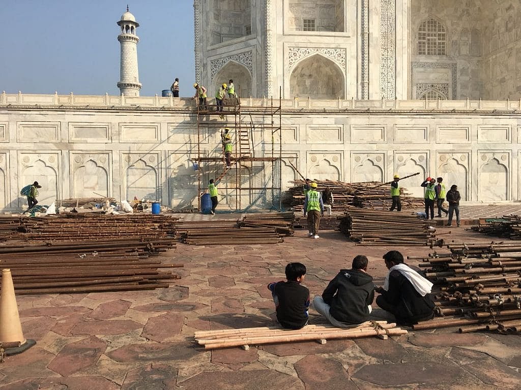 آئندہ سال مارچ سے ستمبر تک نظر نہیں آئے گا تاج محل کا سفید گنبد!