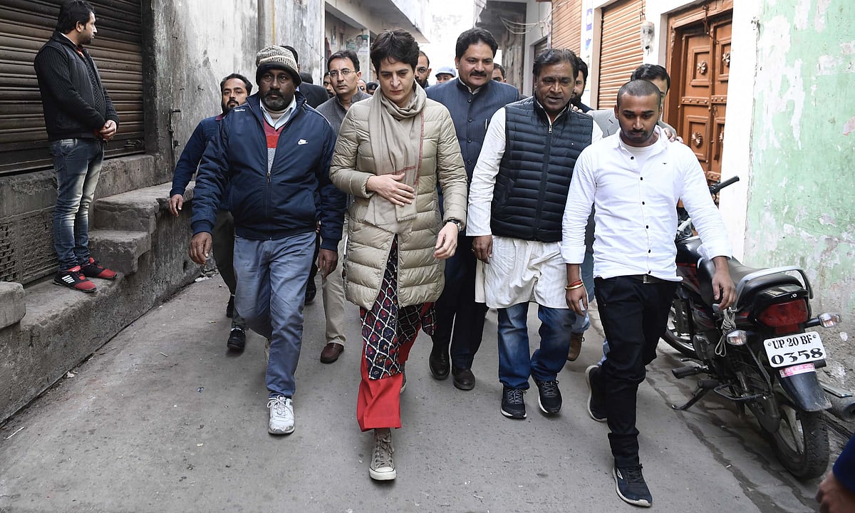 پرینکا گاندھی کا اچانک بجنور دورہ، احتجاج میں ہلاک افراد کے اہل خانہ سے ملاقات