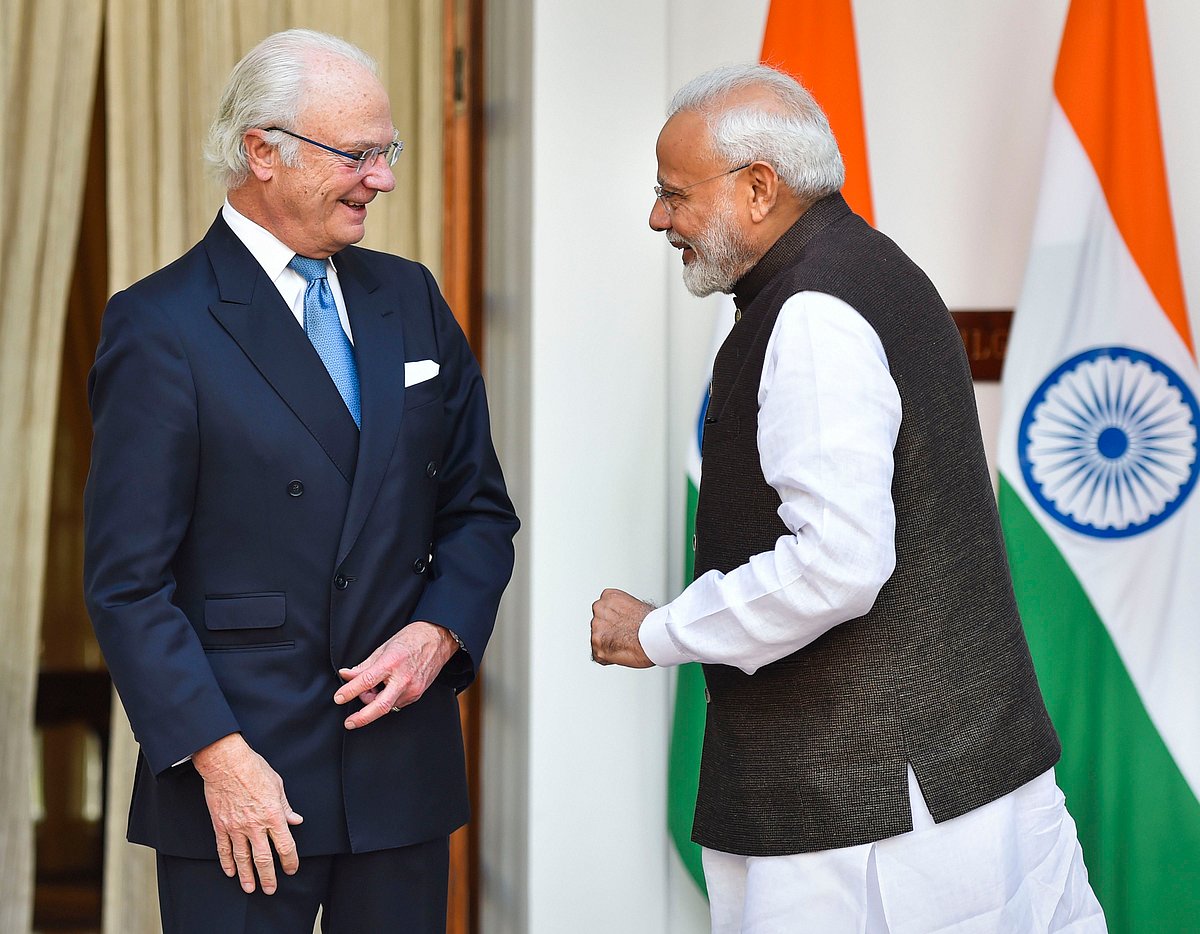 سویڈن کے راجہ اور رانی نے کیا تاریخی جامع مسجد اور لال قلع کا دورہ