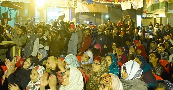 پٹنہ کے سبزی باغ میں شہریت قانون اور این آر سی کے خلاف مظاہرہ