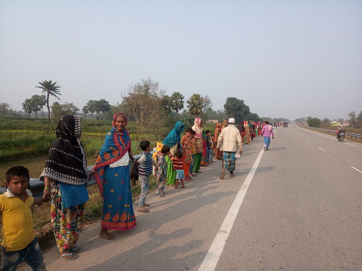 سی اے اے-این آر سی کے خلاف بلا تفریق مذہب ’ہاتھ میں ہاتھ‘ ڈالے نظر آیا پورا بہار