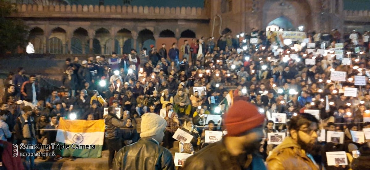 دہلی: جامع مسجد شہریت قانون کے خلاف احتجاج کا ’نیا مرکز‘، روزانہ ہو رہا ’خاموش مظاہرہ‘